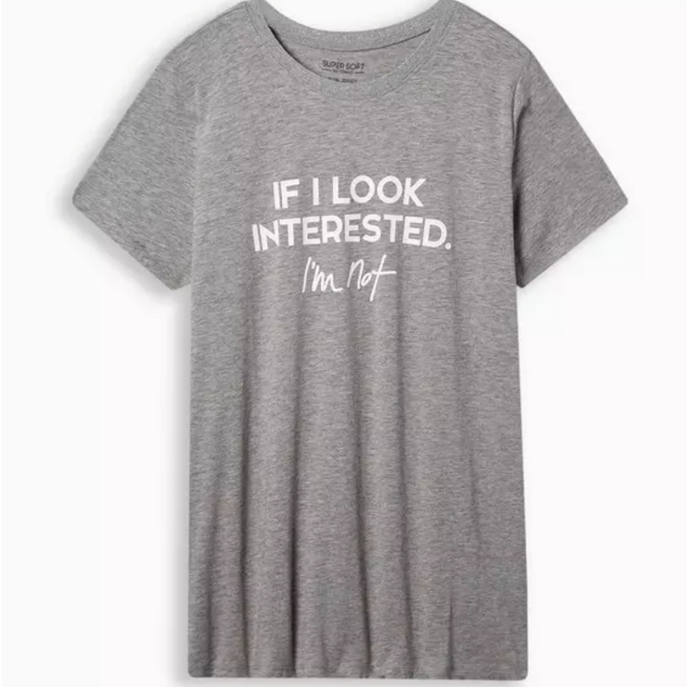 Torrid Super Soft Slub Crew Neck Tee, size 3